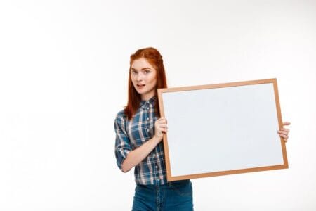 shrunken woman board