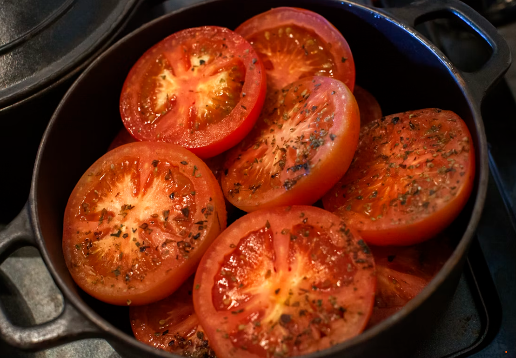 gebakken groene tomaten